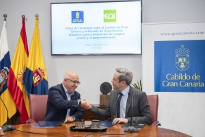 Ms oportunidades para los jvenes el Cabildo y EOI firman un acuerdo de colaboracin