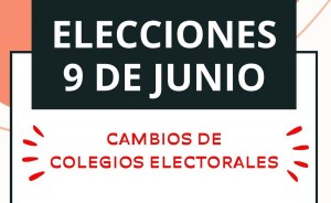 Santa Luca informa los cambios en los colegios electorales en las Elecciones Europeas