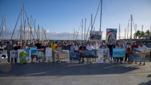 Playa de Mogn ha vuelto a ser la inspiracin del XI Certamen de Pintura Rpida 